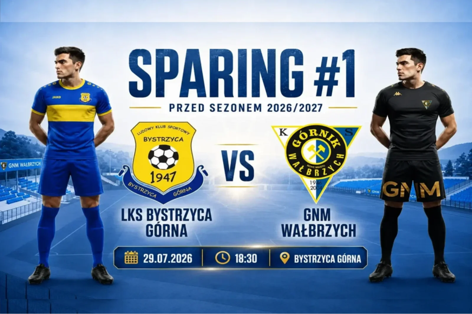 Mecz - sparing GNM Wabrzych Bystrzyca Górna 29.07.2026