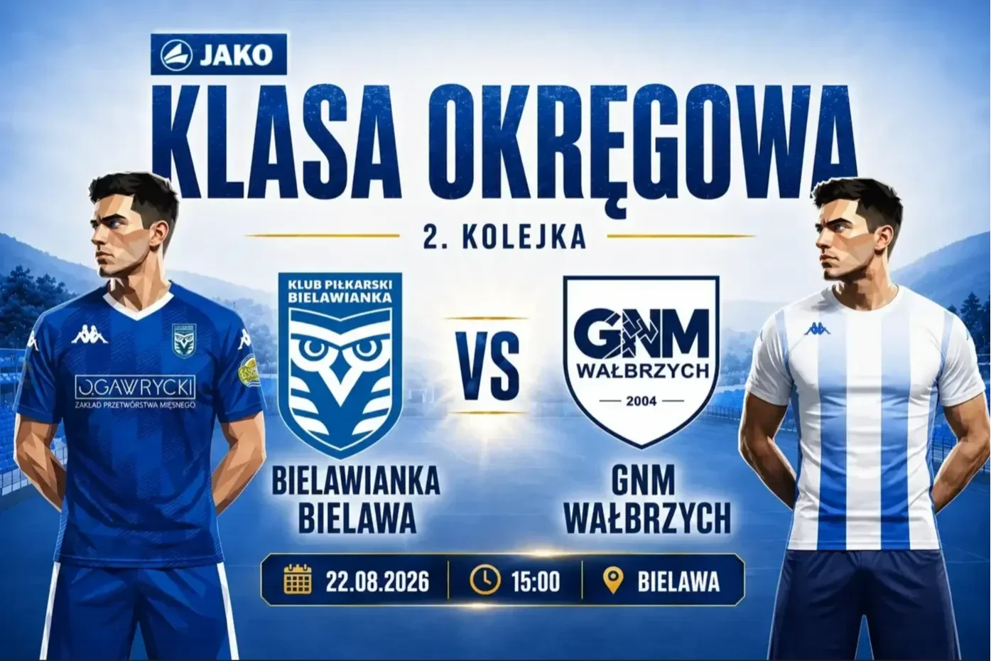 Zapowiedź meczu Bielawianka - GNM 22.08.2026 w Bielawie