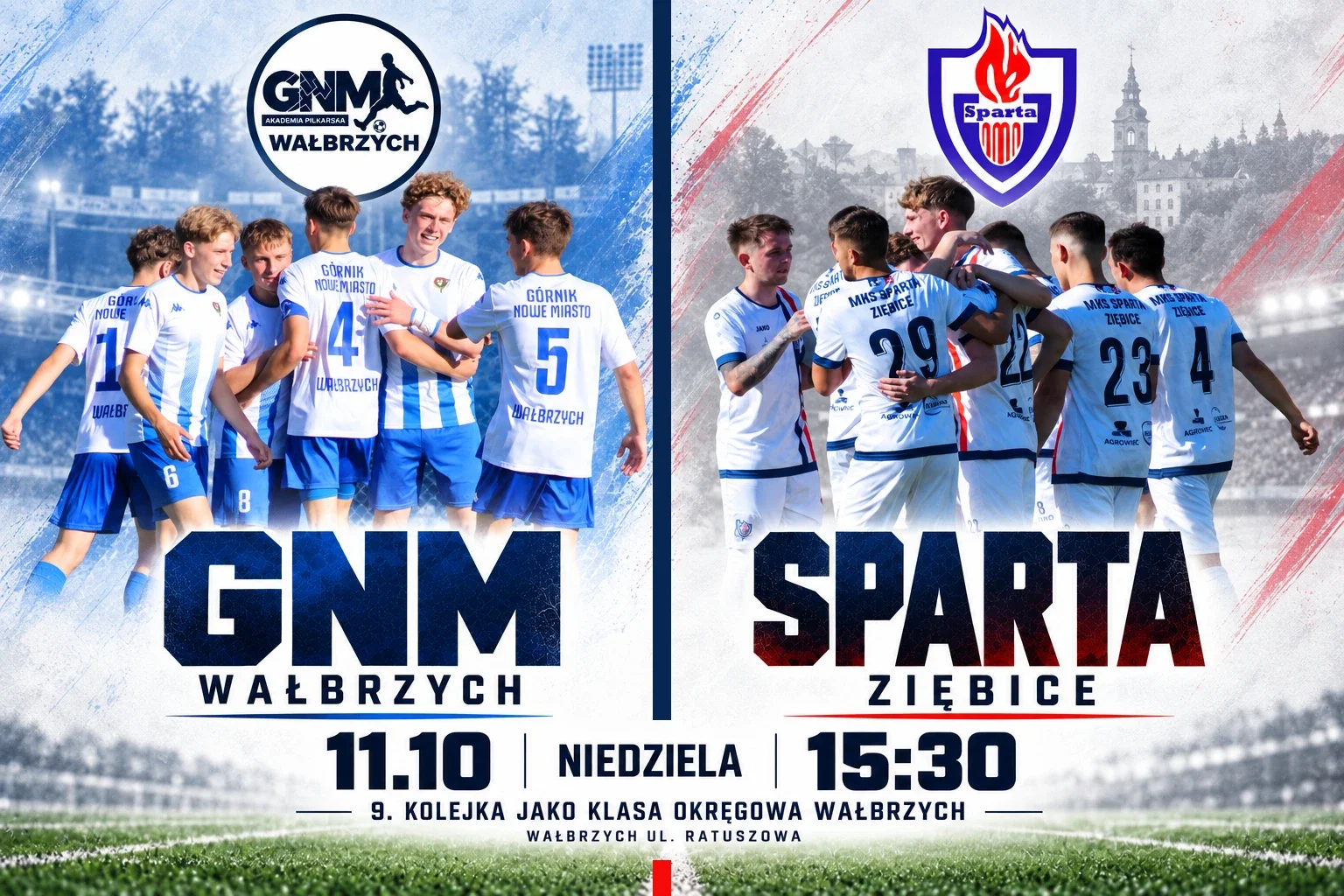 Zapowiedź meczu GNM - Sparta Ziebice w Wałbrzychu