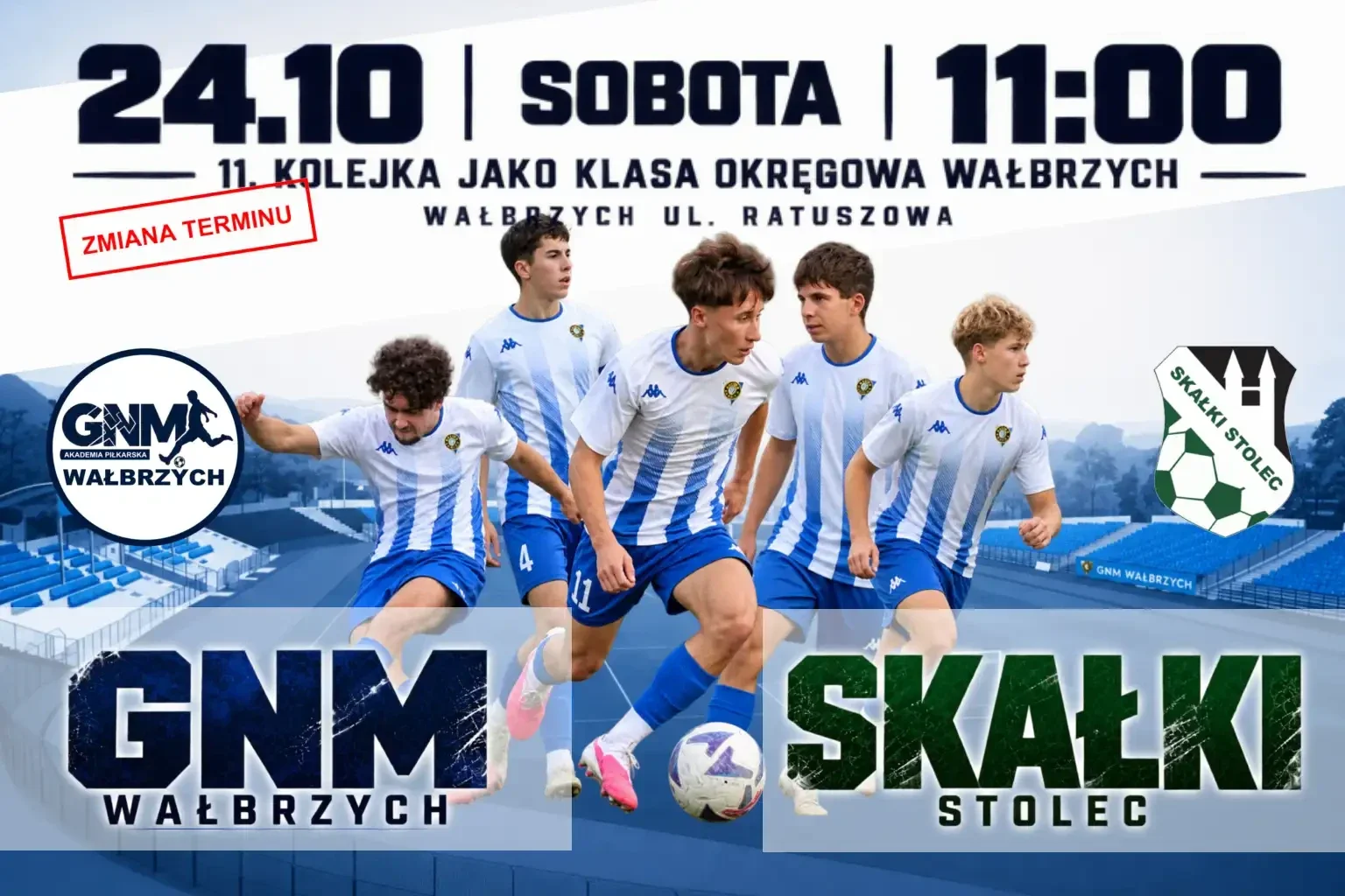 Zapowiedź meczu GNM - Skałki Stolec 25.10.2026